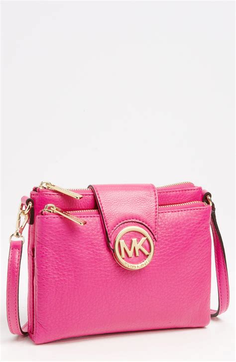 crossbody pink michael kors purse|Michael Kors pink canvas tote.